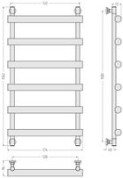 Товар: Полотенцесушитель водяной Сунержа Атлант 1000х500 Белый арт-12-0226-1050 - фото 2 Полотенцесушитель водяной Сунержа Атлант 1000х500 Белый арт-12-0226-1050 — фото 2, Водяные полотенцесушители