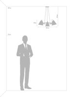 Подвесной светильник Freya арт-FR8001PL-03WG — фото 3, Подвесные светильники