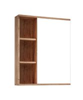 Шкаф-зеркало "ФОРТА-60 см" универсал. дуб галифакс арт-206003 — фото 1, Зеркальные шкафы в ванную