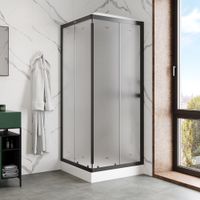 Ограждение VIVA90B N душевое Ceruttispa без поддона (90x90x195) — фото 207, Прямоугольные душевые уголки