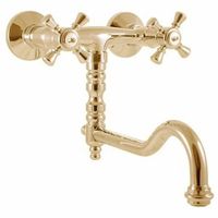 MORAVA RETRO - смеситель кухонный настенный, ЦВЕТ ЗОЛОТО арт-MK301.5/29Z — фото 1, Смесители для кухни