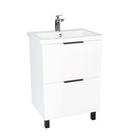 Тумба под раковину VIANT БЕРЛИН 60 напольная белый арт-VBER60MDBEL-T2Y — фото 9, Тумбы под раковину