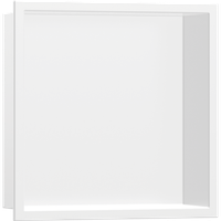 Товар: Короб с интегрированной рамой, Hansgrohe, XtraStoris Original, ширина, мм-300, глубина, мм-100, высота, мм-300, тип установки-встраиваемый, состоит из-стеновой короб с рамой, монтажный набор, уплотнительный комплект, материал монтажного набора-полистирол, материал короба-нержавеющая сталь, цвет-белый матовый арт-56061700 - фото 1 Короб с интегрированной рамой, Hansgrohe, XtraStoris Original, ширина, мм-300, глубина, мм-100, высота, мм-300, тип установки-встраиваемый, состоит из-стеновой короб с рамой, монтажный набор, уплотнительный комплект, материал монтажного набора-полистирол, материал короба-нержавеющая сталь, цвет-белый матовый арт-56061700 — фото 1, Полки для ванной и душа