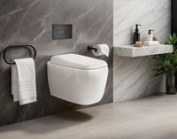 Унитаз ROMINA Aria Tornado подвесной безободковый со смывом торнадо Ceruttispa CT10613 (520х345х365) — фото 1, Подвесные унитазы