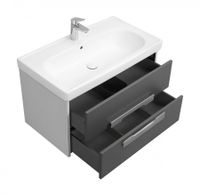 Тумба АР-ДЕКО 85, 2 ящ., серый кобальт (под раковину НЕО КЛАССИК 85) арт-1A280401DD8D0 — фото 3, Тумбы под раковину