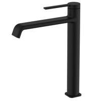 Смеситель для раковины-чаши Azario VINCENTE высокий, керамический картридж, без донного клапана, черный матовый арт-AZ-VPV168R26PA — фото 2, Смесители для раковины