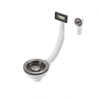 Арматура сливная Milacio MC.013.GM сталь воронённая — фото 1, Прочие комплектующие для слива и канализации