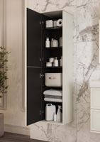 Шкаф-колонна НЕО-КЛАССИКА 1500, белый камень арт-1A284603NCTG0 — фото 3, Пеналы для ванной комнаты