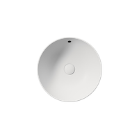 раковина накладная PURA Ø42 белый матовый арт-885509 — фото 1, Раковины накладные