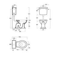 Товар: Унитаз SIMAS LANTE напольный приставной или к бачку с горизонтальным сливом цвет белый LA02 - фото 4 Унитаз SIMAS LANTE напольный приставной или к бачку с горизонтальным сливом цвет белый LA02 — фото 4, Подвесные унитазы