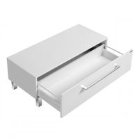 Комод МАДРИД 100 М, белый 1A127903MA010 — фото 2, Комоды и тумбы для ванной комнаты