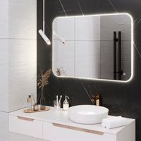 Зеркало с LED-подсветкой MILAN (70*100) /AQUA DE MARCO MIL70/100 — фото 8, Зеркала в ванную комнату