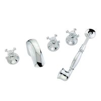 PRESTIGE См-ль на борт ванны, на 5 отв., хром арт-31608 — фото 4, Смесители на борт ванны