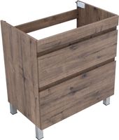 Тумба под раковину Aquanet Нота New 75 напольная, дуб веллингтон табак арт-00344142 — фото 6, Тумбы под раковину