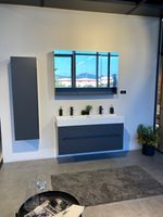 Зеркальный шкаф ORKA Malta 100 антрацит матовый 3001311 — фото 1, Зеркальные шкафы в ванную