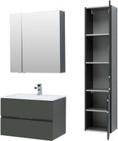 Тумба под раковину Aquanet Алвита 80 серый антрацит 00215120 — фото 10, Тумбы под раковину