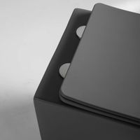 Товар: Унитаз подвесной Piatti VT1-11SMA, цвет антрацит матовый, ультратонкое soft-close сиденье - фото 8 Унитаз подвесной Piatti VT1-11SMA, цвет антрацит матовый, ультратонкое soft-close сиденье — фото 8, Подвесные унитазы