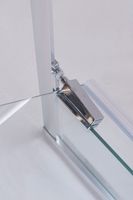 Душевое ограждение Niagara Nova NG-6601-08 (90х90х195) квадрат,хром,дверь распашная,стекло прозрачное,1 место арт-660108111 — фото 7, Квадратные душевые уголки