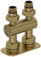 Модуль Модуль Сунержа 2х1/2" прямой EU50 Состаренная латунь арт-051-1537-1234 — фото 3, Комплектующие для полотенцесушителей