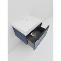 Тумба под раковину подвесная La Fenice SIMPLA , синяя арт-FNC-01-SIM-BG-60 — фото 5, Тумбы под раковину