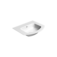 раковина подвесная/встраиваемая PURA 52x44 белый арт-8830111 — фото 2, Раковины подвесные