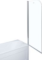 Шторка на ванну Aquanet SG-750, прозрачное стекло — фото 6, Шторы для ванной