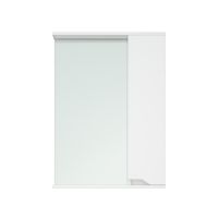 шкаф-зеркало Лотос 60 белый MFR80033WT — фото 1, Зеркальные шкафы в ванную