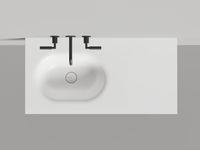 Раковина столешница ONDA FLOW OVAL арт-1402204MN — фото 4, Раковины подвесные