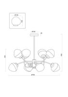 Товар: Люстра Freya FR8017PL-08MG - фото 11 Люстра Freya FR8017PL-08MG — фото 11, Люстры