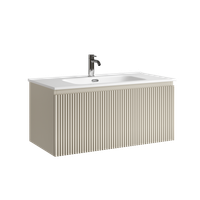 Товар: Тумба подвесная SANCOS Snob R 1.0 890х445х406, c одним ящиком оснащенным доводчиками, Beige Soft , арт. арт-SNR1.090CE - фото 7 Тумба подвесная SANCOS Snob R 1.0 890х445х406, c одним ящиком оснащенным доводчиками, Beige Soft , арт. арт-SNR1.090CE — фото 7, Тумбы под раковину