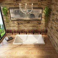 Creavit ванна на плоской ножке Iris 190x170 арт-KV.IR00.0002 — фото 3, Акриловые ванны