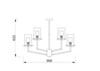 Подвесной светильник Freya FR5206PL-09FG — фото 2, Подвесные светильники