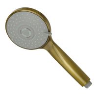 GRAZIA Ручной душ, 3-х позиционный, антикальций, пластик, бронза 29693 — фото 1, Лейки для душа