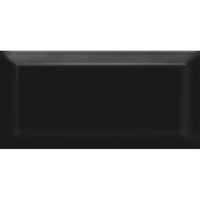 плитка настенная Бланше черный грань 9,9х20 (0.792м2/38,016м2/48уп) арт-19041N — фото 1, Керамическая плитка