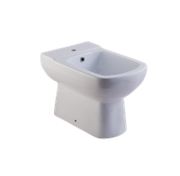 Биде KIROVIT Домино/Престиж напольное белое (Вн БдБ04) 4640021062326 — фото 1, Биде напольные