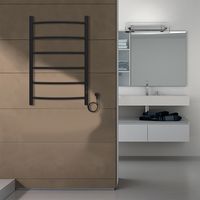 Полотенцесушитель электрический AZARIO VERONA 500/800 6 секций, диммер справа, черный арт-AZ04858B — фото 4, Электрические полотенцесушители