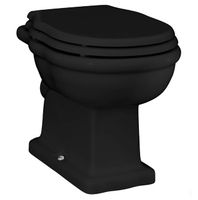 Товар: Унитаз Artceram приставной со сливом в стену цвет черный HEV003 03 00 - фото 1 Унитаз Artceram приставной со сливом в стену цвет черный HEV003 03 00 — фото 1, Приставные унитазы