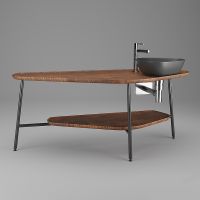 7812B483-0016 Plural Раковина-чаша 47 см черная матовая VITRA — фото 1, Раковины накладные