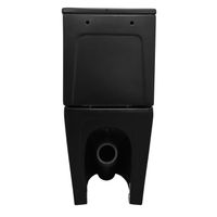 Унитаз-компакт Azario Black Queen 370х605х800 безободковый, с быстросъемным сиденьем микролифт, черный матовый арт-AZ-8380 — фото 10, Напольные унитазы