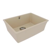 Кухонная мойка Lemark SINARA 540-U подстольного монтажа из кварцгранита, Бежевый 9910074 — фото 1, Кухонные мойки