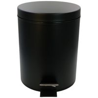 GIFORTES Ведро д/мусора 5 литров круглое, с крышкой SOFT CLOSE, черный матовый 32672 — фото 5, Мусорные ведра