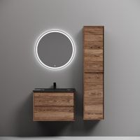 Тумба подвесная SANCOS Marmi 2.0 690х445х520 с двумя ящиками оснащенными доводчиками скрытого монтажа, дуб чарльстон, арт.MR2.070ECH — фото 9, Тумбы под раковину