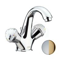 Смеситель для раковины Fiore XT SKY (SWAROVSKI®) 17CO0623, хром/золото — фото 1, Смесители для раковины