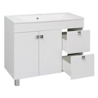 Тумба напольная OSTIN 100 /2дв+2ящ/ AQUA DE MARCO 2100WCOST/1 — фото 5, Тумбы под раковину