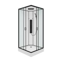 Ограждение VIVA90B N душевое Ceruttispa без поддона (90x90x195) — фото 308, Прямоугольные душевые уголки