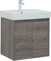 Тумба под раковину Aquanet Nova Lite 60 дуб рошелье (2 дверцы) арт-00298848 — фото 1, Тумбы под раковину