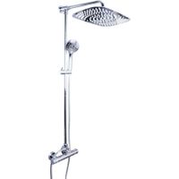 Смеситель Termostat для душа с стабильной душевой штангой, верхний душ 400х235мм, TRM81.5/4-02 — фото 1, Смеситель для душа