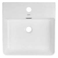 Раковина накладная Azario 420х420х120 квадратная, белый матовый арт-AZ-2177-MW — фото 1, Раковины накладные