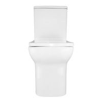 Унитаз-компакт Azario Alba 620х405х805 напольный, безободковый, с сиденьем микролифт арт-AZ-8323 — фото 11, Напольные унитазы