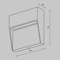 Подсветка для лестниц Outdoor арт-O047SL-L3W3K — фото 3, Уличное освещение
